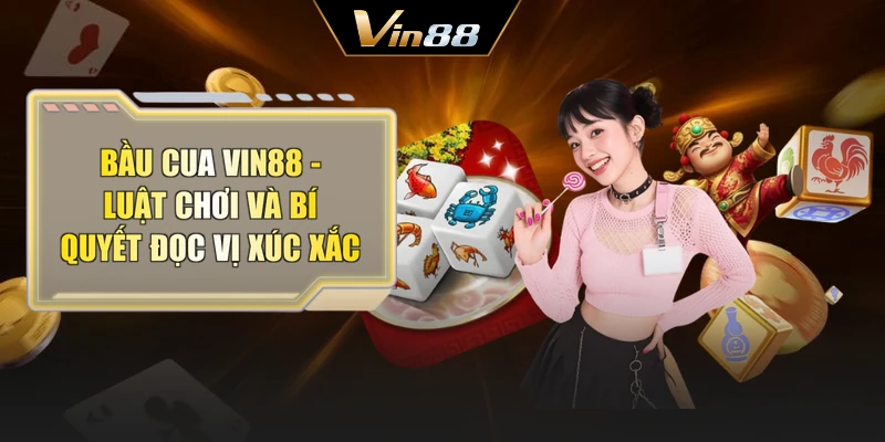 Bầu Cua Vin88 - Luật Chơi Và Bí Quyết Đọc Vị Xúc Xắc