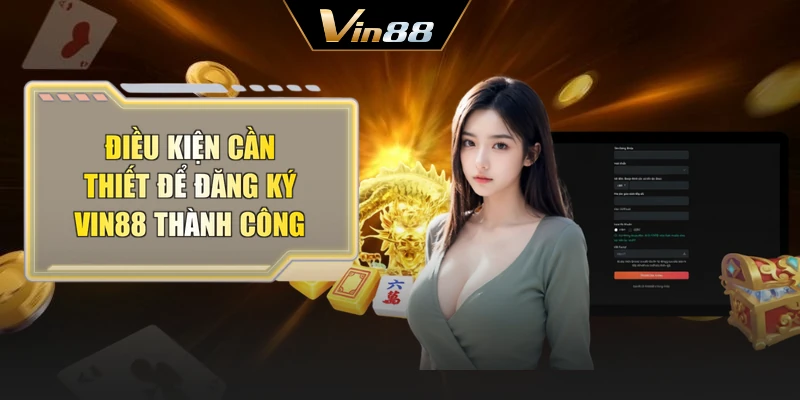 Điều kiện cần thiết để đăng ký Vin88 thành công